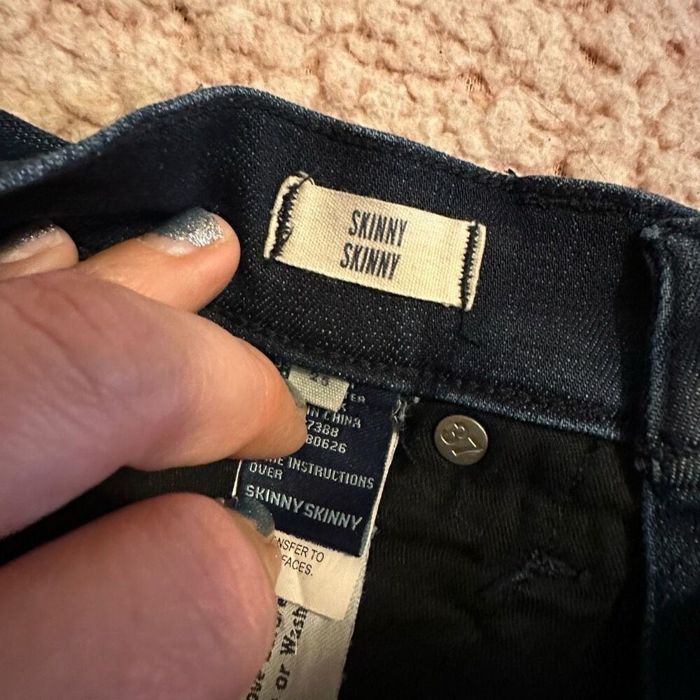Madewell dark wash skinny skinny zipper ankle jean 25 - Picture 7 of 12